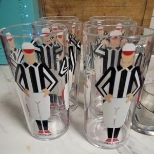 Referee Themed Plastic Tumbker Set Of 6